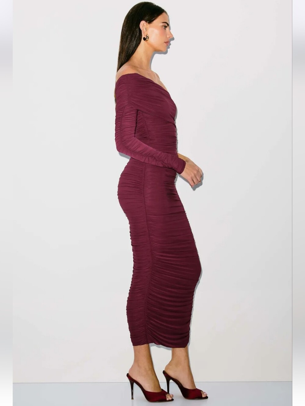 RONNY KOBO SYLVAN MIDI DRESS SIZE M MSRP $488 - Picture 3 of 12